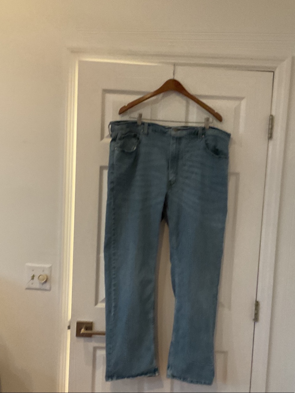 Relaxed Fit Men's Light Blue Jeans